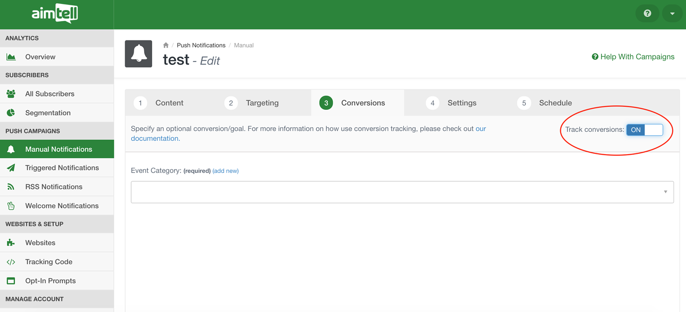 Tracking Conversions